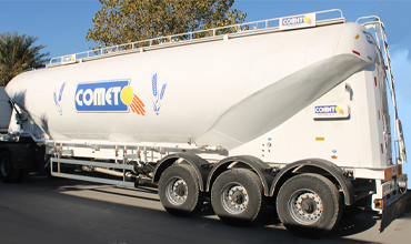 La semi-remorque citerne COMET est disponible en Tunisie, Alg&eacute;rie et en  Afrique : C&ocirc;te D'ivoire, S&eacute;n&eacute;gal, Mali, Burkina-Faso, B&eacute;nin, Ghana, Niger, Cameroun, Togo...