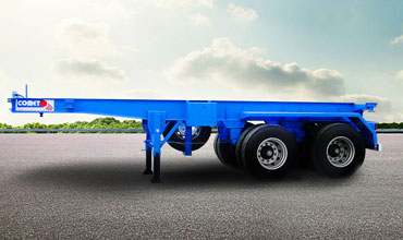 Ch&acirc;ssis Porte Conteneurs | Semi-remorque plateau