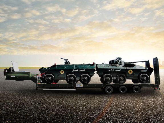 Le porte-engins l&eacute;ger surbaiss&eacute;e &agrave; 3 essieux COMET est destin&eacute;e au transport de diff&eacute;rents types de mat&eacute;riels dont le gabari