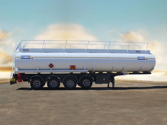 La semi-remorque citerne hydrocarbures &agrave; 4 essieux est con&ccedil;ue sp&eacute;cialement pour s&rsquo;adapter au nouveau code de l&rsquo; UEMOA. Elles sont con