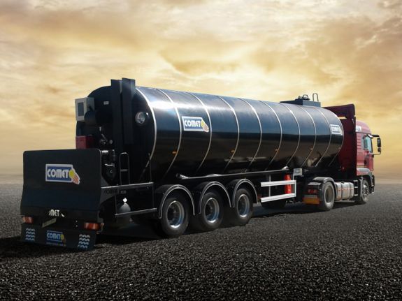 La semi-remorque citerne &agrave; bitume COMET est con&ccedil;ue et r&eacute;alis&eacute;e pour le transport et le stockage sur le chantier des &eacute;mulsions de bi